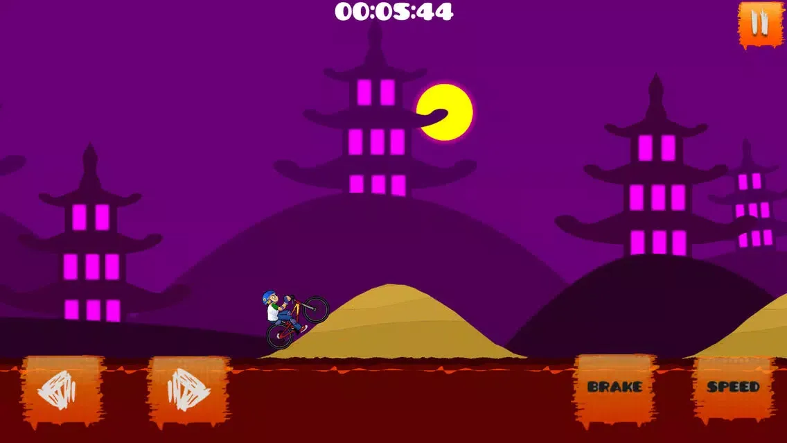 Capturas de tela do BMX Hill Climb