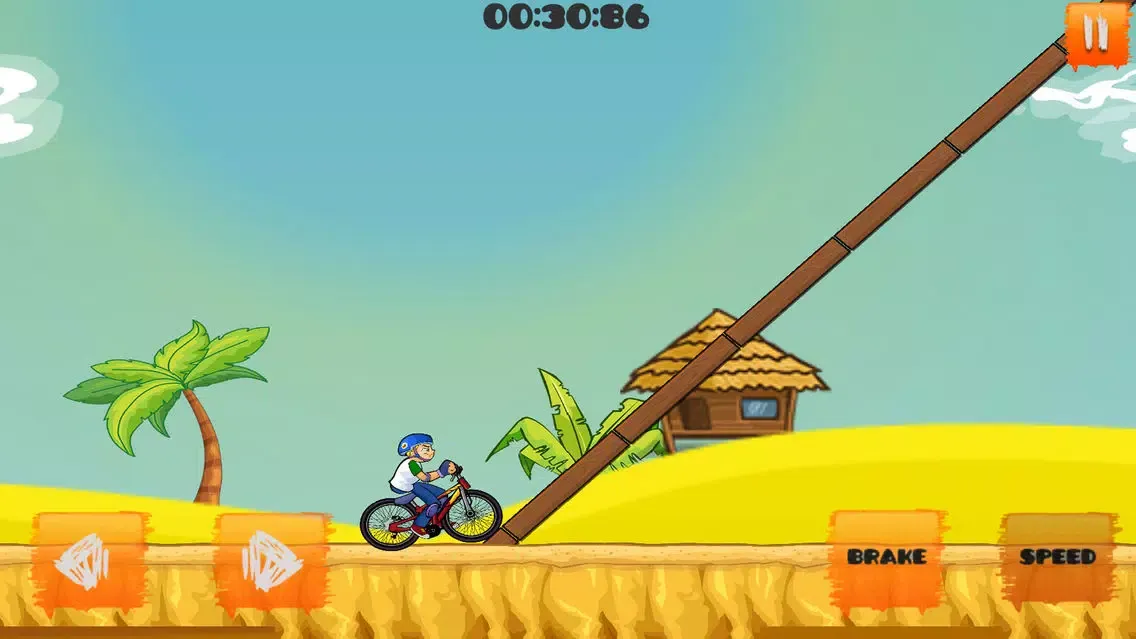 Capturas de tela do BMX Hill Climb