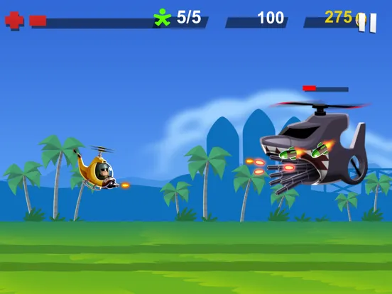 Tangkapan skrin Helicopter Fight Attack Games iPad 
