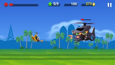 Tangkapan skrin Helicopter Fight Attack Games