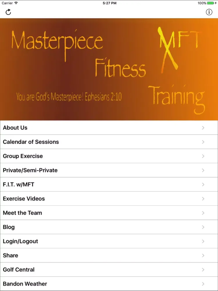 Masterpiece Fitness Training iPad  سکرین شاٹس