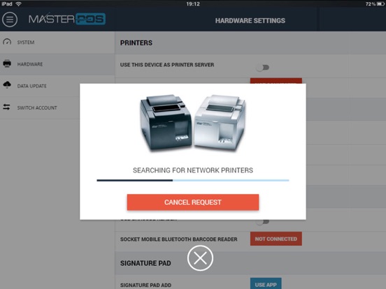 Screenshot di MasterPOS Edge iPad 