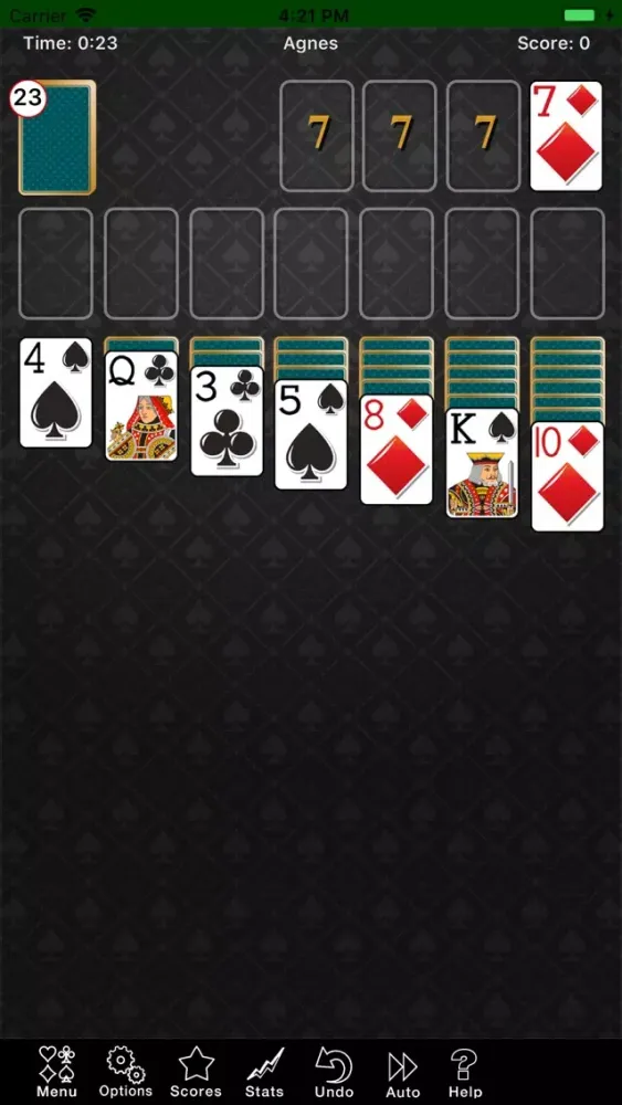 Agnes Solitaire Game 스크린샷