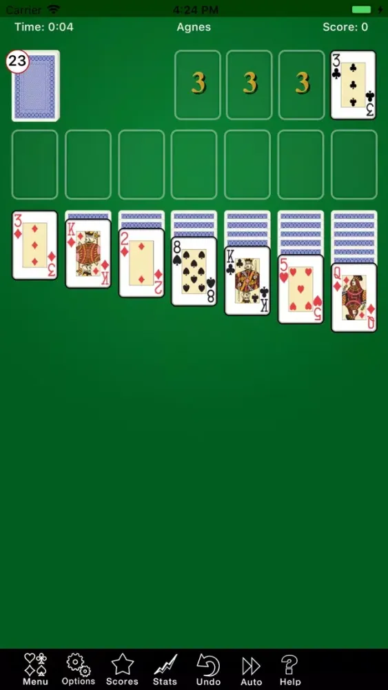 Agnes Solitaire Game 스크린샷