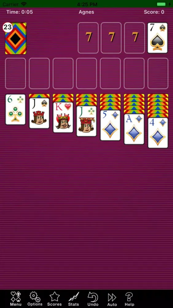 Agnes Solitaire Game 스크린샷