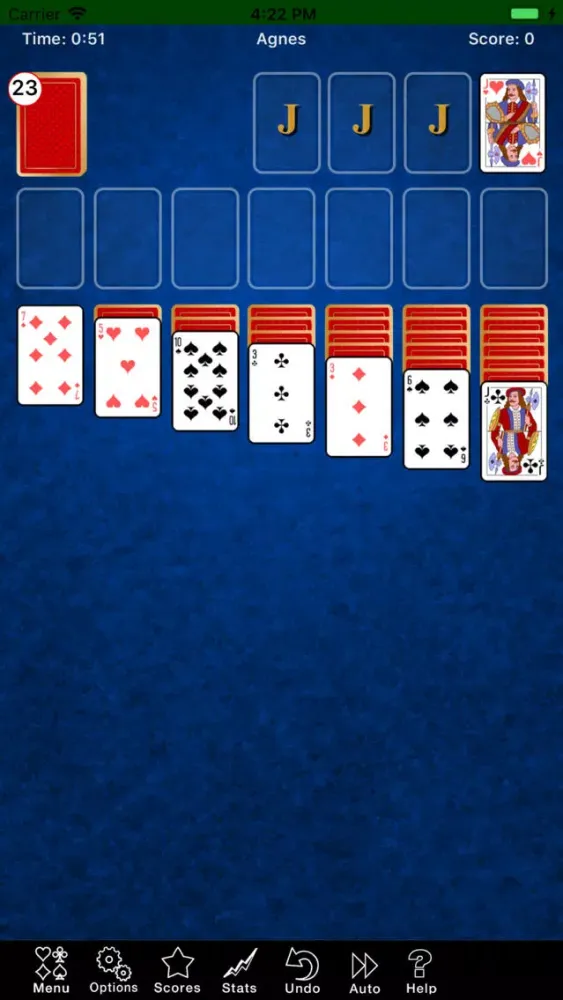 Agnes Solitaire Game 스크린샷