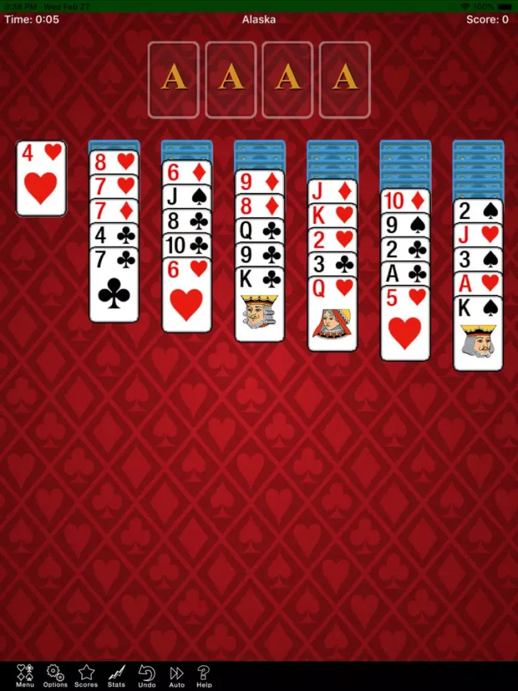 Alaska Solitaire iPad  Screenshots