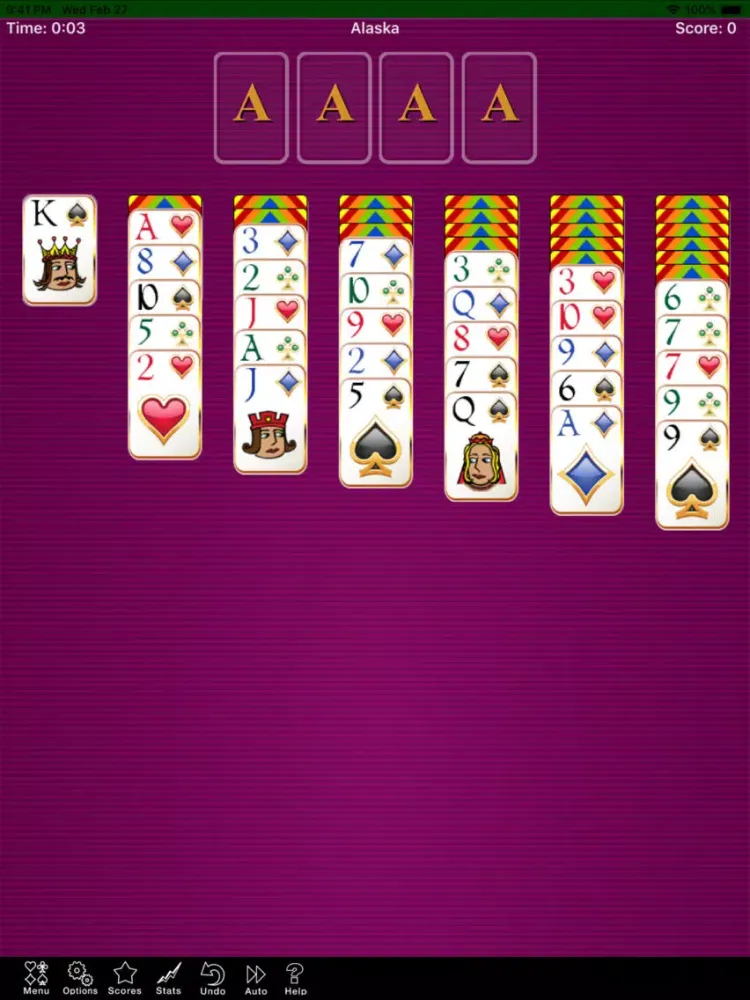 Alaska Solitaire iPad  Screenshots