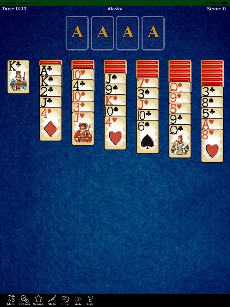 Alaska Solitaire iPad  Screenshots