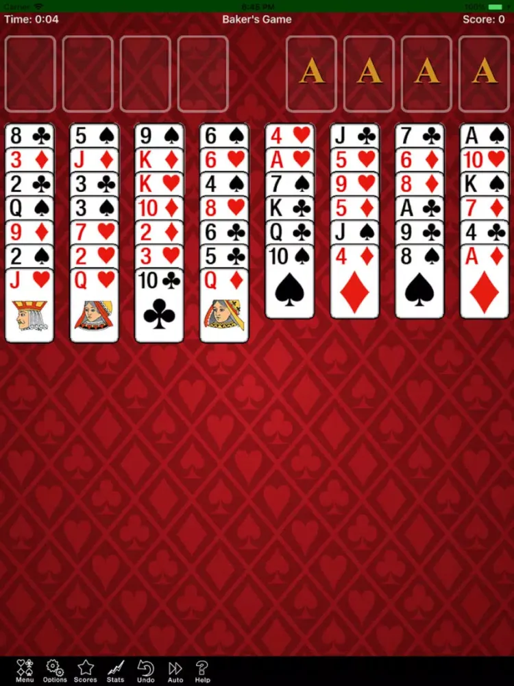 تصاویر Baker's Solitaire iPad 