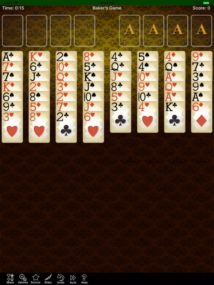 تصاویر Baker's Solitaire iPad 