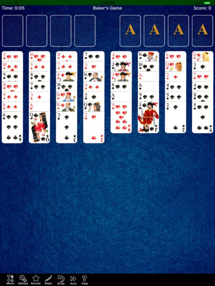 تصاویر Baker's Solitaire iPad 