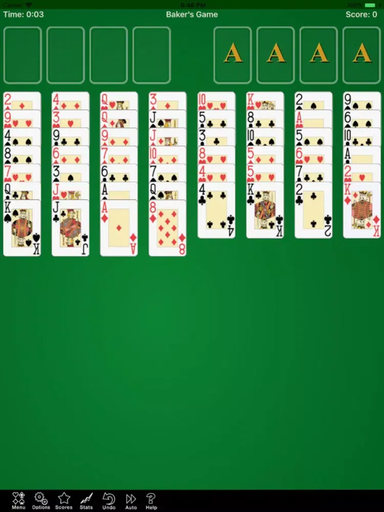 تصاویر Baker's Solitaire iPad 