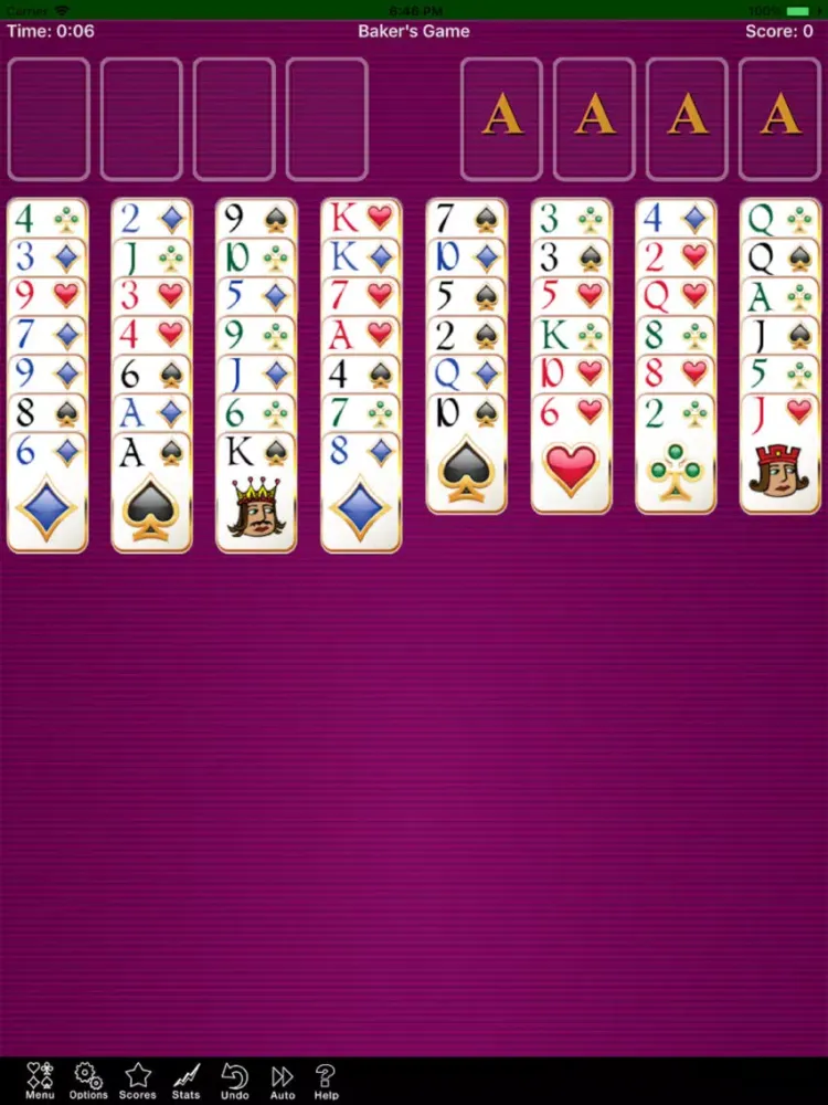 تصاویر Baker's Solitaire iPad 