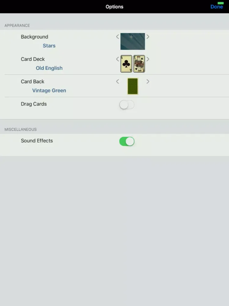 تصاویر Baker's Solitaire iPad 
