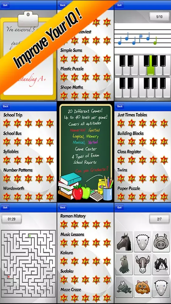 Brain Training Puzzle Games Screenshots