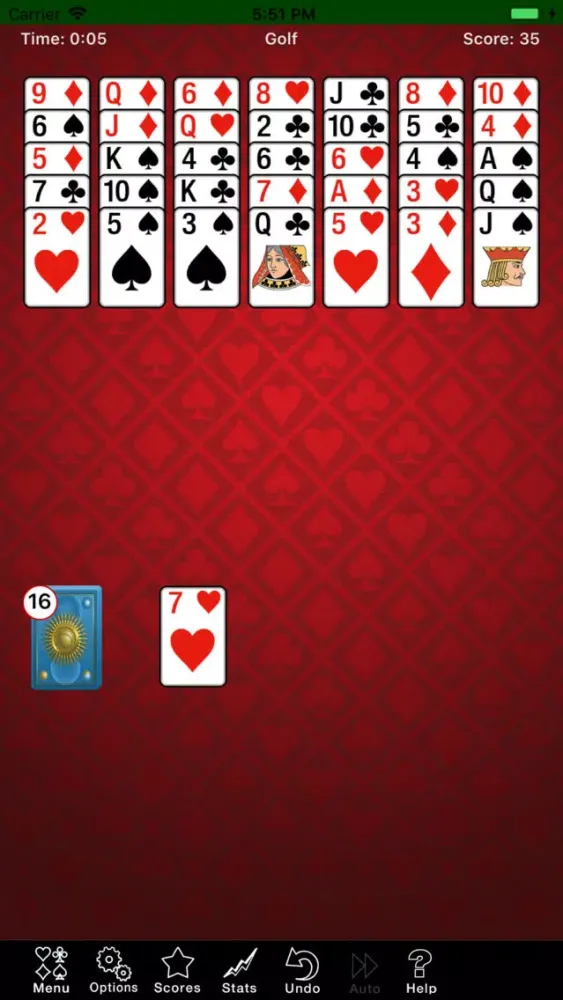 Golf Solitaire.. سکرین شاٹس
