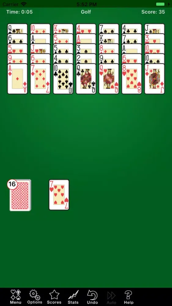 Golf Solitaire.. سکرین شاٹس