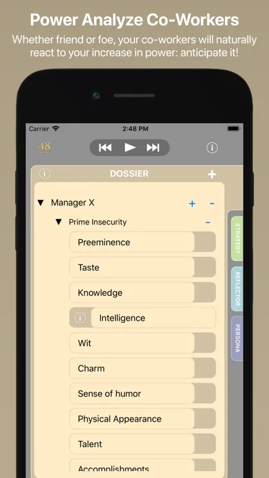 Screenshot di Mastering the 48 Laws of Power