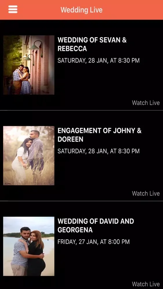 Скриншоты Wedding Live