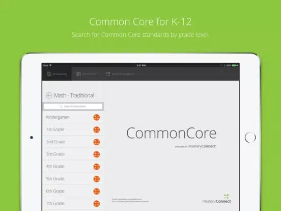 Common Core Standards iPad  स्क्रीनशॉट