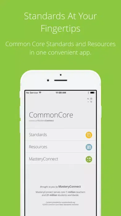 Common Core Standards स्क्रीनशॉट