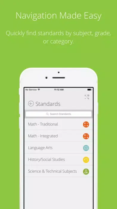 Common Core Standards स्क्रीनशॉट