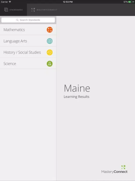 Capturas de pantalla de Maine Learning Results iPad 