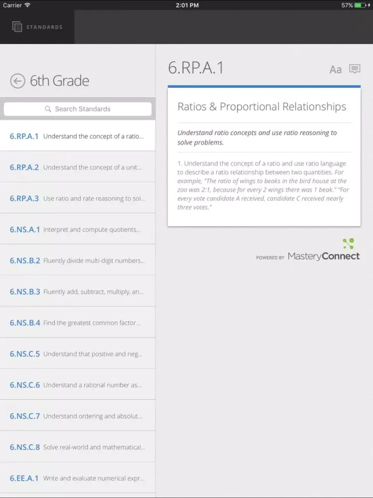 Скриншоты Ohio's New Learning Standards iPad 