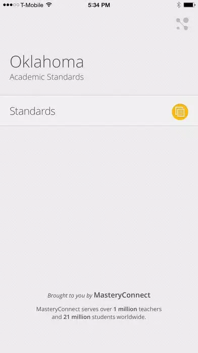 Oklahoma Academic Standards سکرین شاٹس