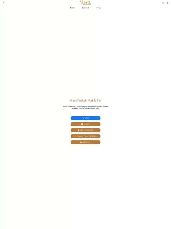صور Masti Indian Restaurant iPad 