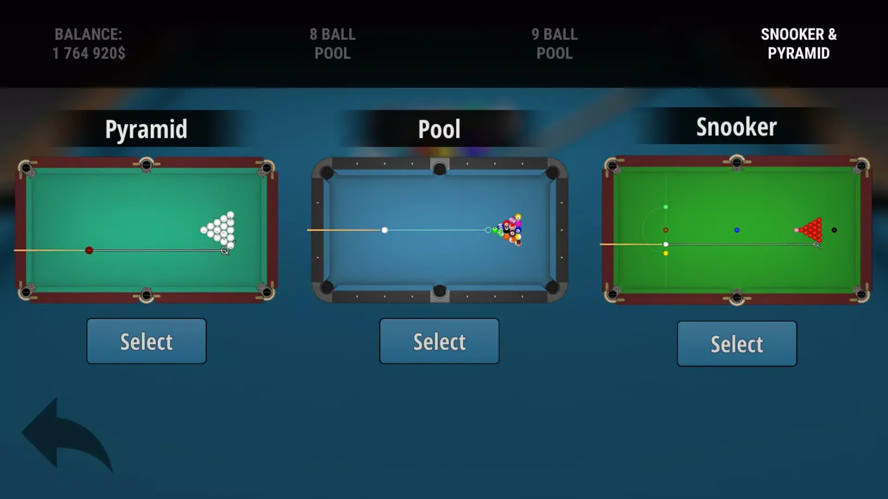 Скриншоты Pool Online