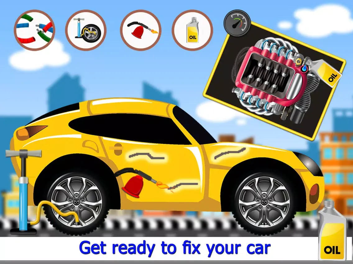 Car Salon - My First Car Wash Garage iPad 應用截圖