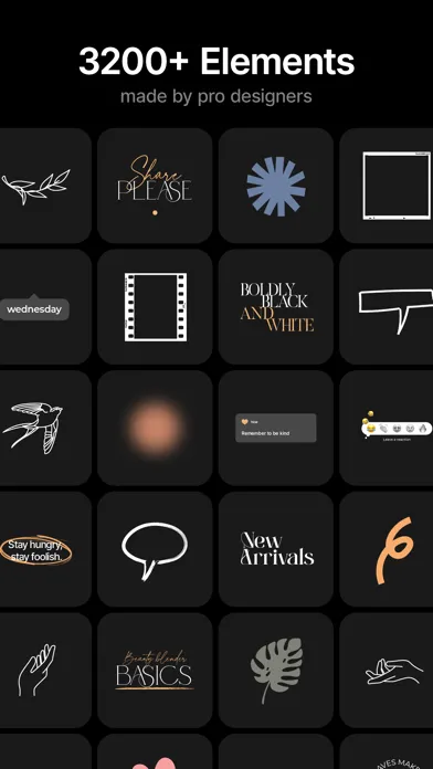 Infi: 3500+ Elements&Stickers স্ক্রিনশট