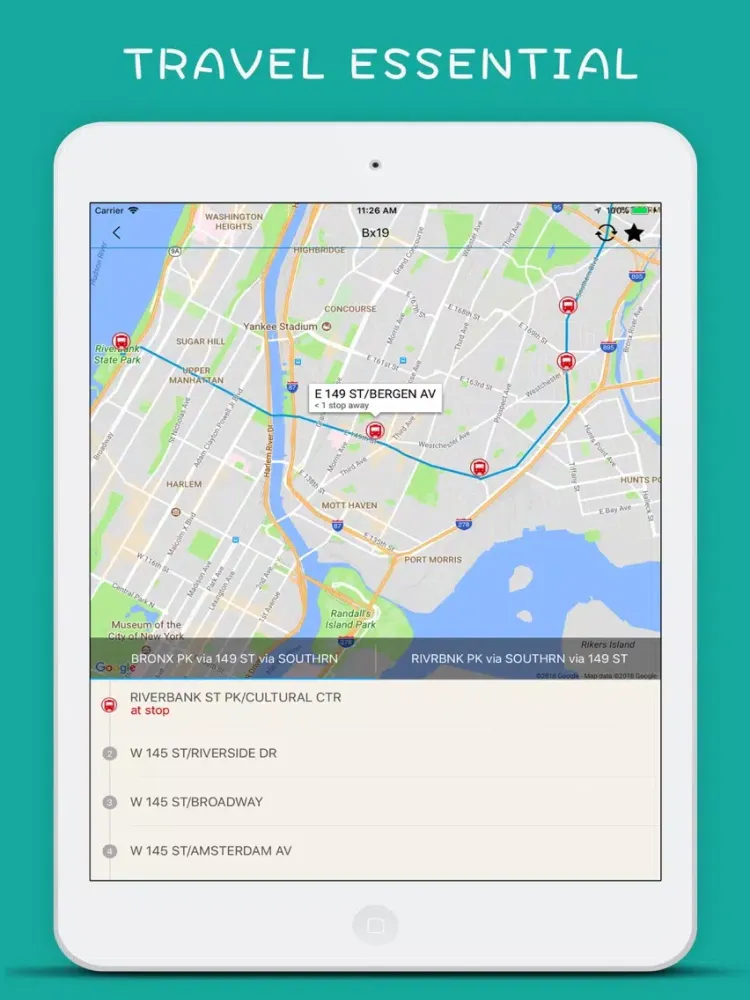 Скриншоты NYC Subway, Bus, Rail New York iPad 
