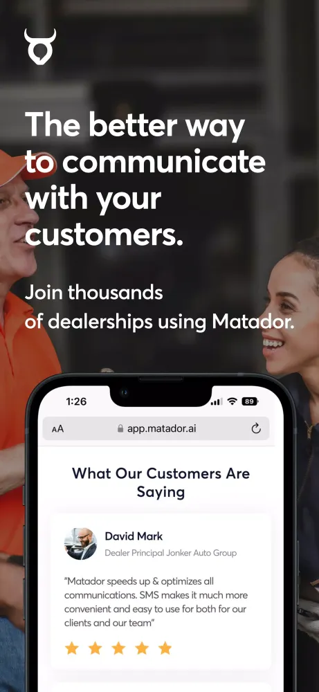 Captures d'écran de Matador.ai