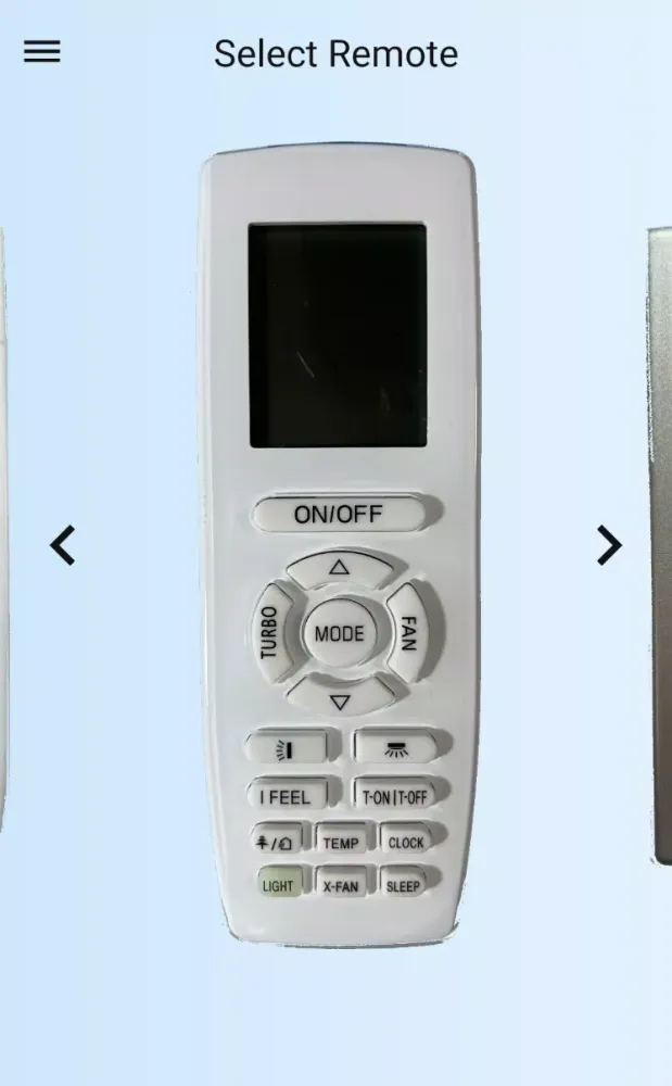 Tangkapan layar Remote For Gree AC