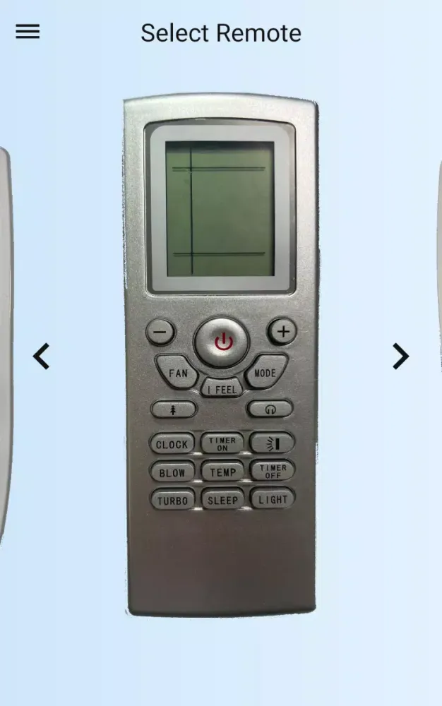 Tangkapan layar Remote For Gree AC
