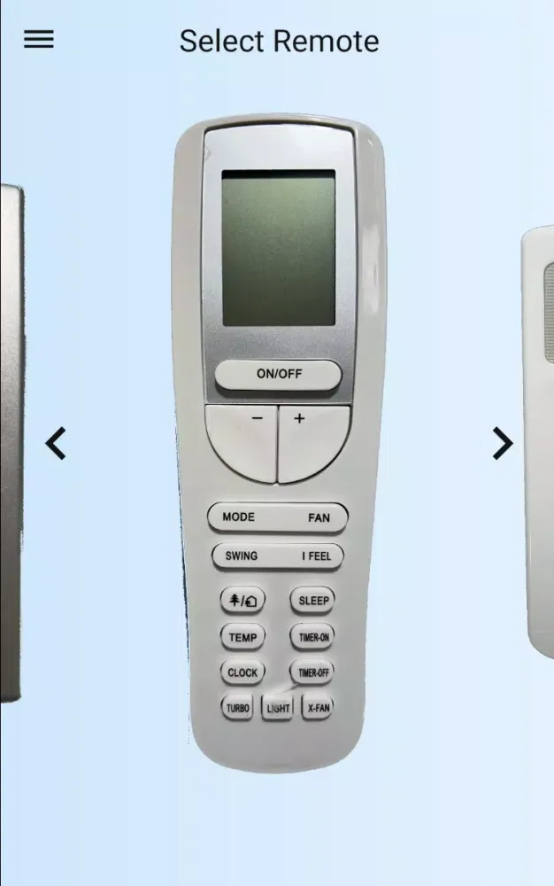 Tangkapan layar Remote For Gree AC