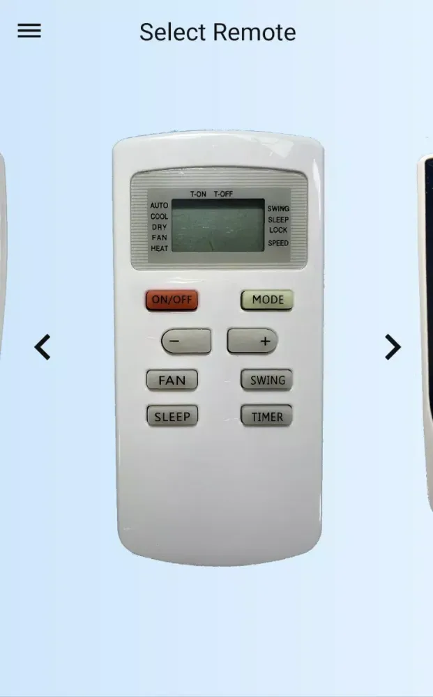 Tangkapan layar Remote For Gree AC