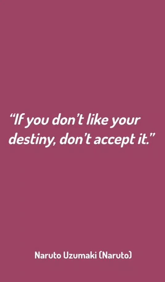 Capturas de tela do Anime Quotes motivate yourself