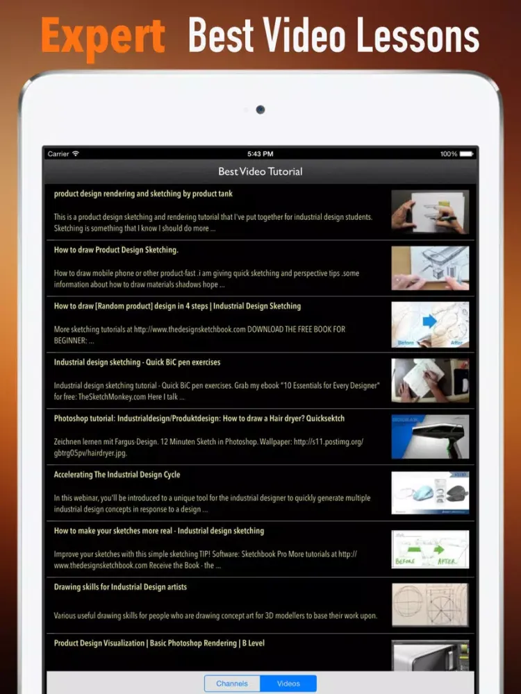 Tangkapan layar Industrial Design:The Design of Everyday Things iPad 