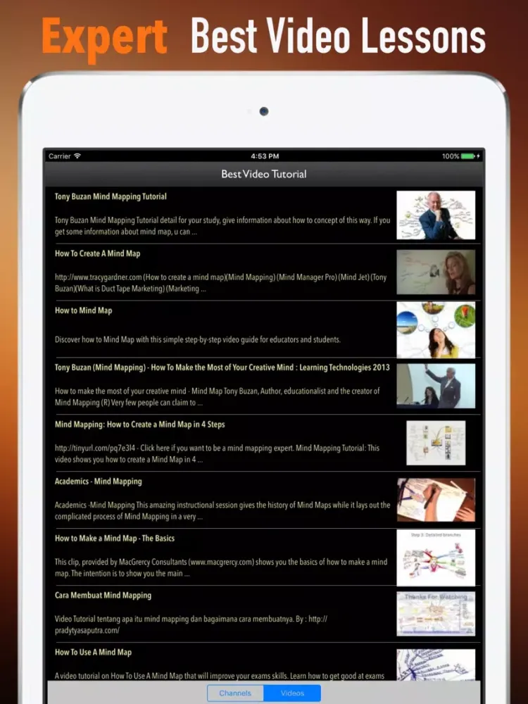 Скриншоты Mind Mapping Basics-Guide and Tutorial iPad 