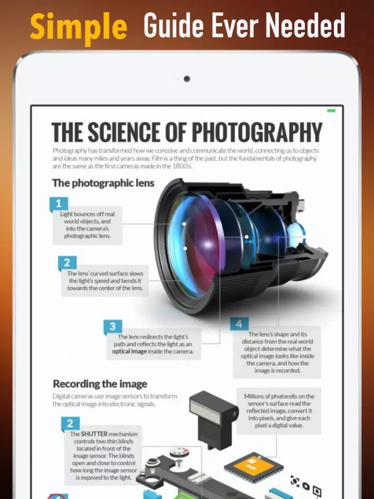 Ảnh chụp màn hình của Photography for Beginner-Tips and Tutorials iPad 