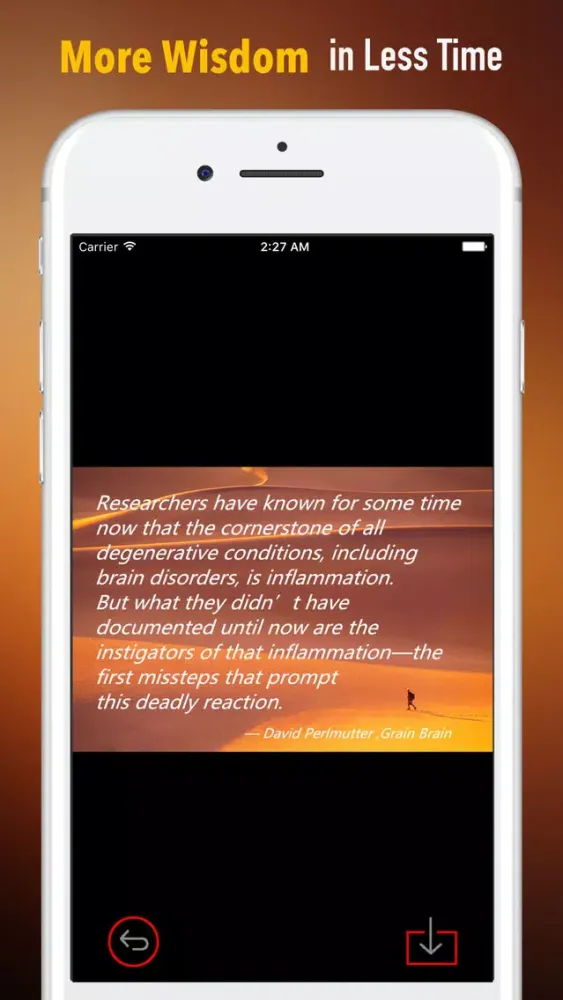 Quick Wisdom from Grain Brain:Carbohydrates Screenshots