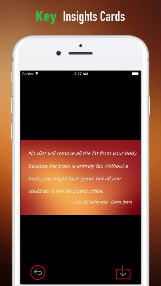 Quick Wisdom from Grain Brain:Carbohydrates Screenshots