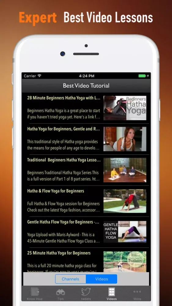 Скриншоты Hatha Yoga for Beginners-Video Tutorials and Guide