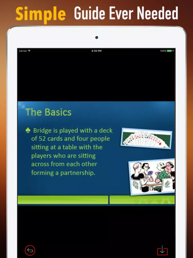 Capturas de tela do Bridge for Beginners-Strategy Tips and Tutorial iPad 