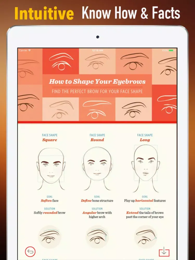 Tangkapan skrin How to Shape Eyebrows-Perfect Eyebrow Shape iPad 