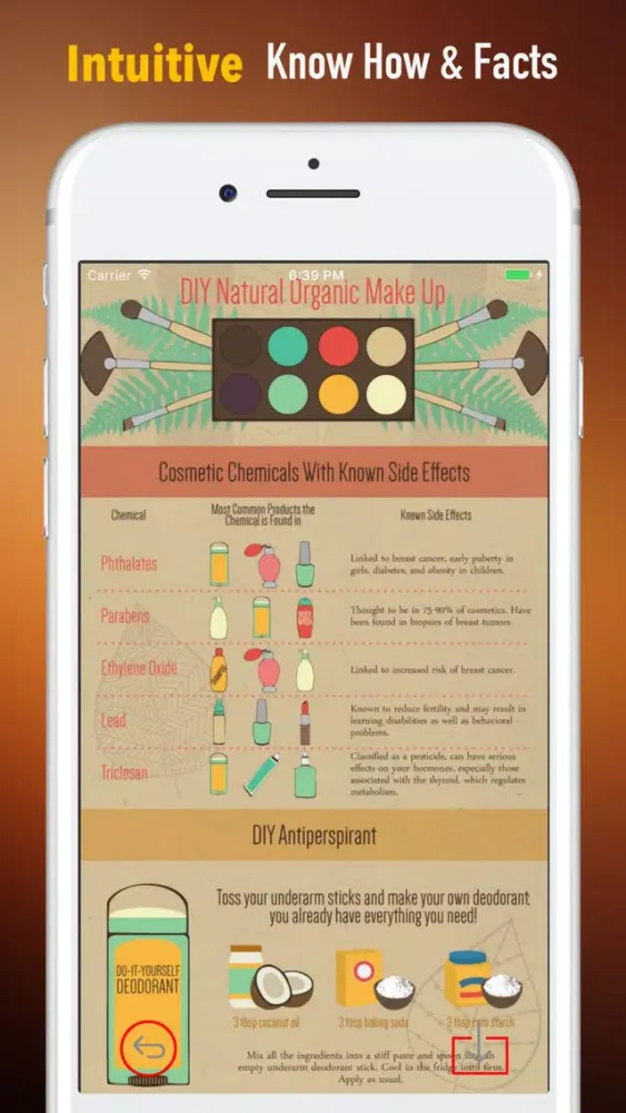 ภาพหน้าจอของ Organic Skincare Recipes-Fresh and Organic Beauty